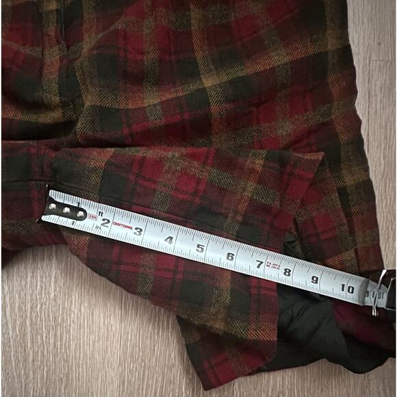 Vintage Pendleton High Rise Shorts|Wool|Plaid|Red/Brown|SZ 8‎ - Picture 3 of 7